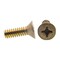 Prime-Line Machine Screw, Flat Head, Phillip Drive 1/4in-20 X 3/4in Solid Brass 50PK 9001788 - alternate 2